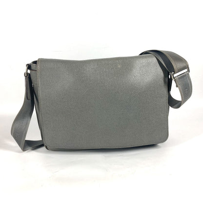 LOUIS VUITTON Shoulder Bag M32623 Taiga Leather gray Taiga Roman MM mens Used Authentic