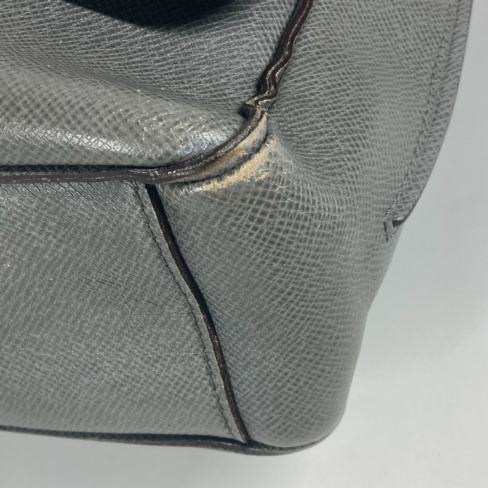 LOUIS VUITTON Shoulder Bag M32623 Taiga Leather gray Taiga Roman MM mens Used Authentic