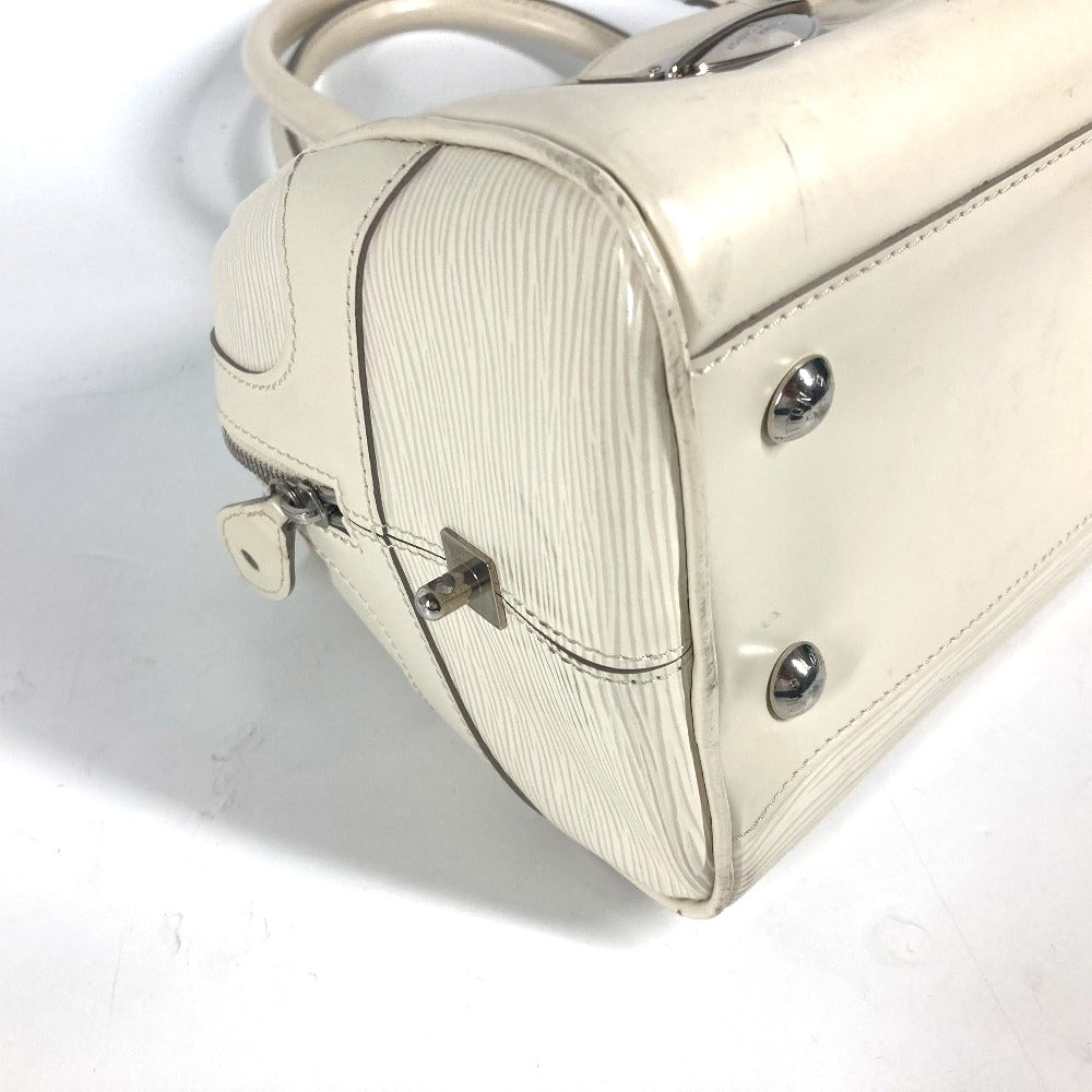 LOUIS VUITTON Handbag M5931J Epi Leather white Epi Bowling Montaigne GM Women Used Authentic