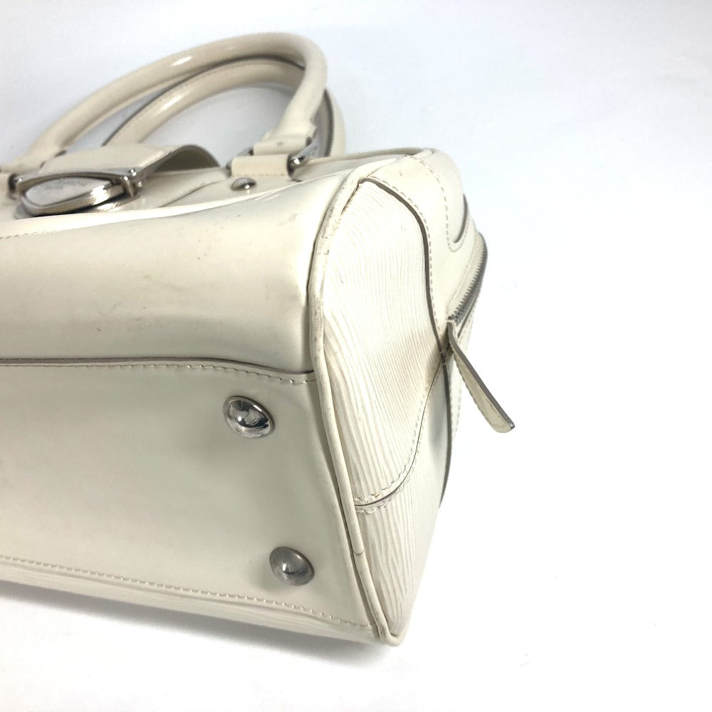 LOUIS VUITTON Handbag M5931J Epi Leather white Epi Bowling Montaigne GM Women Used Authentic