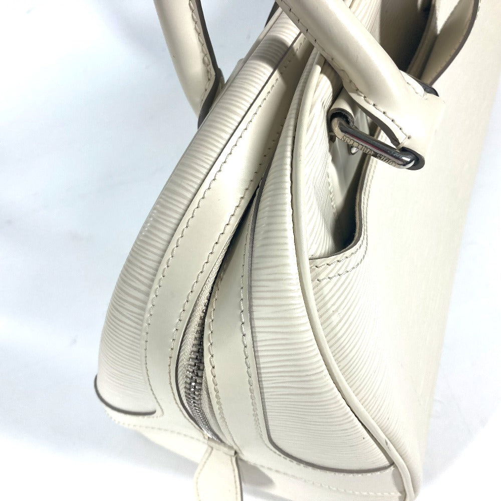 LOUIS VUITTON Handbag M5931J Epi Leather white Epi Bowling Montaigne GM Women Used Authentic