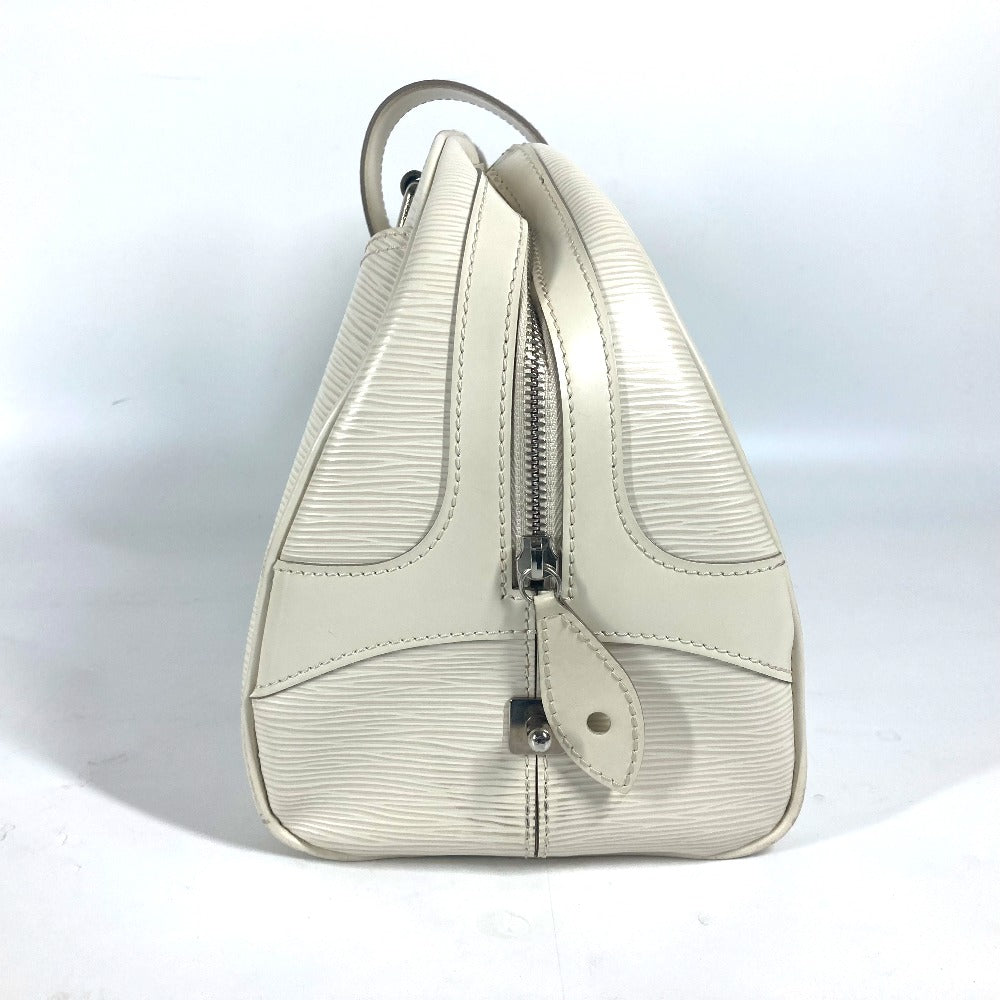 LOUIS VUITTON Handbag M5931J Epi Leather white Epi Bowling Montaigne GM Women Used Authentic