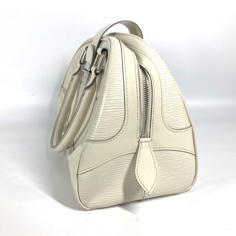 LOUIS VUITTON Handbag M5931J Epi Leather white Epi Bowling Montaigne GM Women Used Authentic