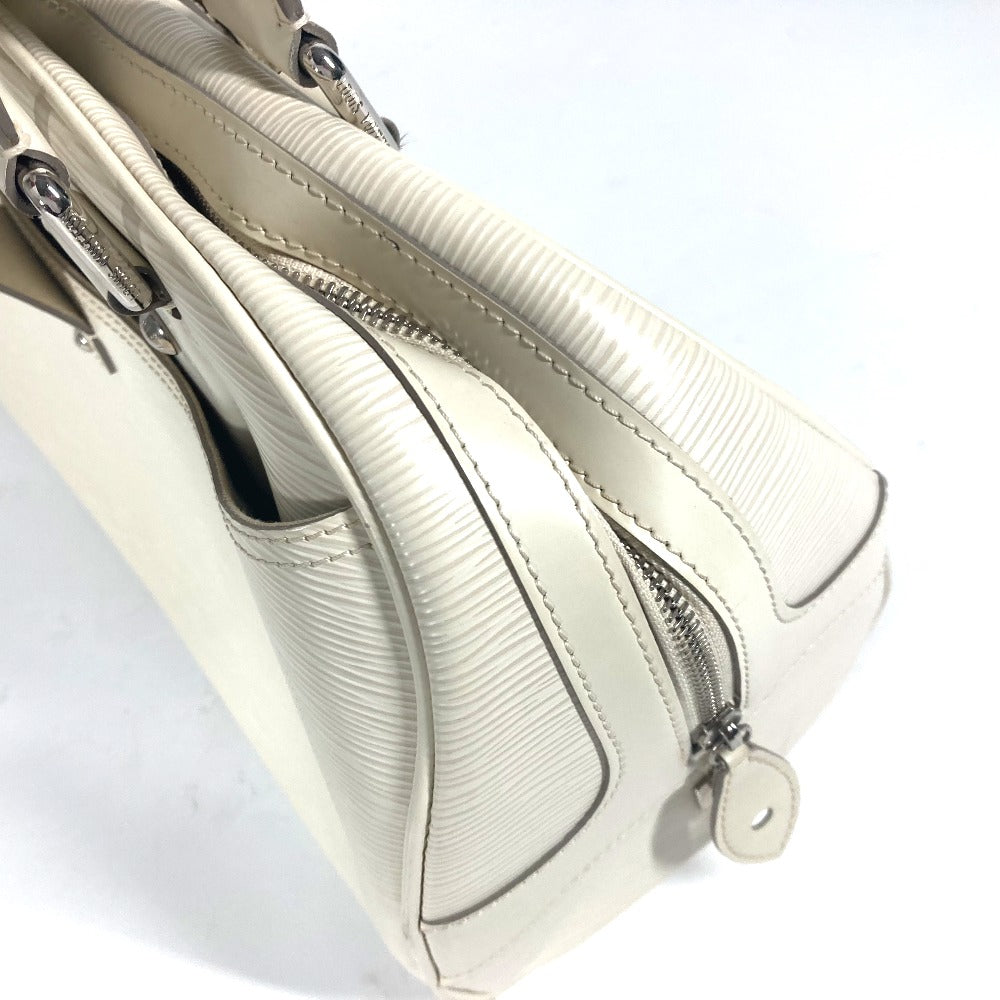 LOUIS VUITTON Handbag M5931J Epi Leather white Epi Bowling Montaigne GM Women Used Authentic
