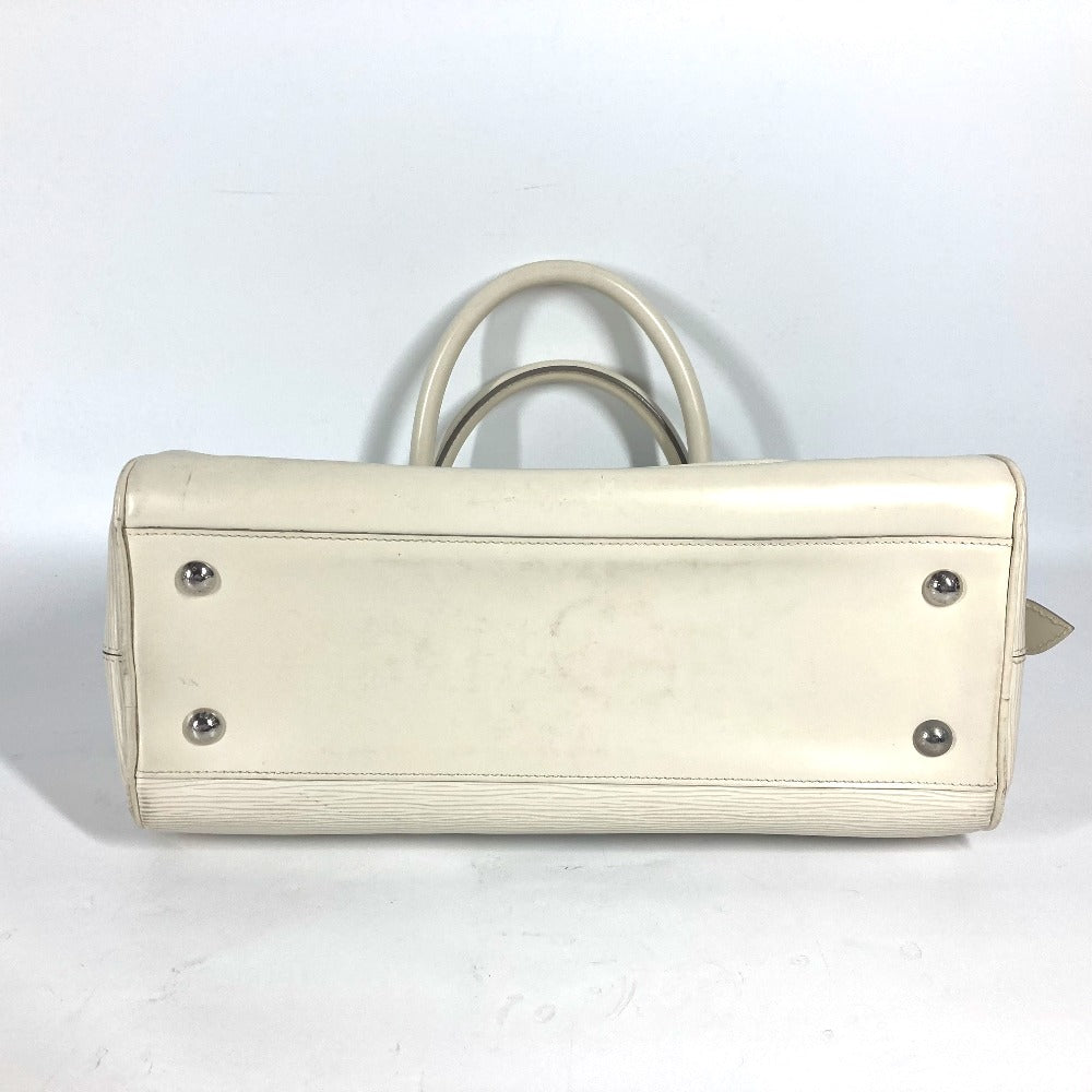 LOUIS VUITTON Handbag M5931J Epi Leather white Epi Bowling Montaigne GM Women Used Authentic