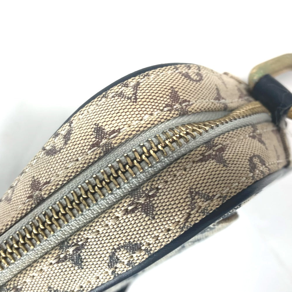 LOUIS VUITTON Shoulder Bag N41127 Damier Jean Canvas Navy Damier Jean Petite message mens Used Authentic