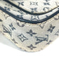 LOUIS VUITTON Shoulder Bag N41127 Damier Jean Canvas Navy Damier Jean Petite message mens Used Authentic
