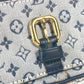 LOUIS VUITTON Shoulder Bag N41127 Damier Jean Canvas Navy Damier Jean Petite message mens Used Authentic