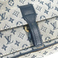 LOUIS VUITTON Shoulder Bag N41127 Damier Jean Canvas Navy Damier Jean Petite message mens Used Authentic