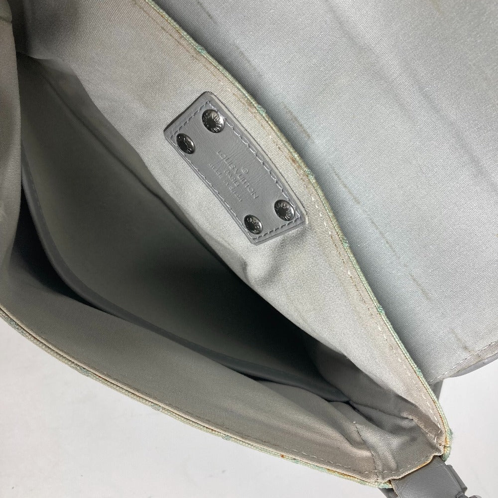 LOUIS VUITTON Shoulder Bag M92279 Canvas, Leather gray Monogram mini Conte Def Musette Women Used Authentic