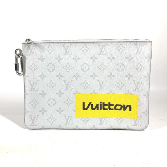 LOUIS VUITTON Clutch bag M68310 Monogram canvas white Monogram white Zipped pouch GM