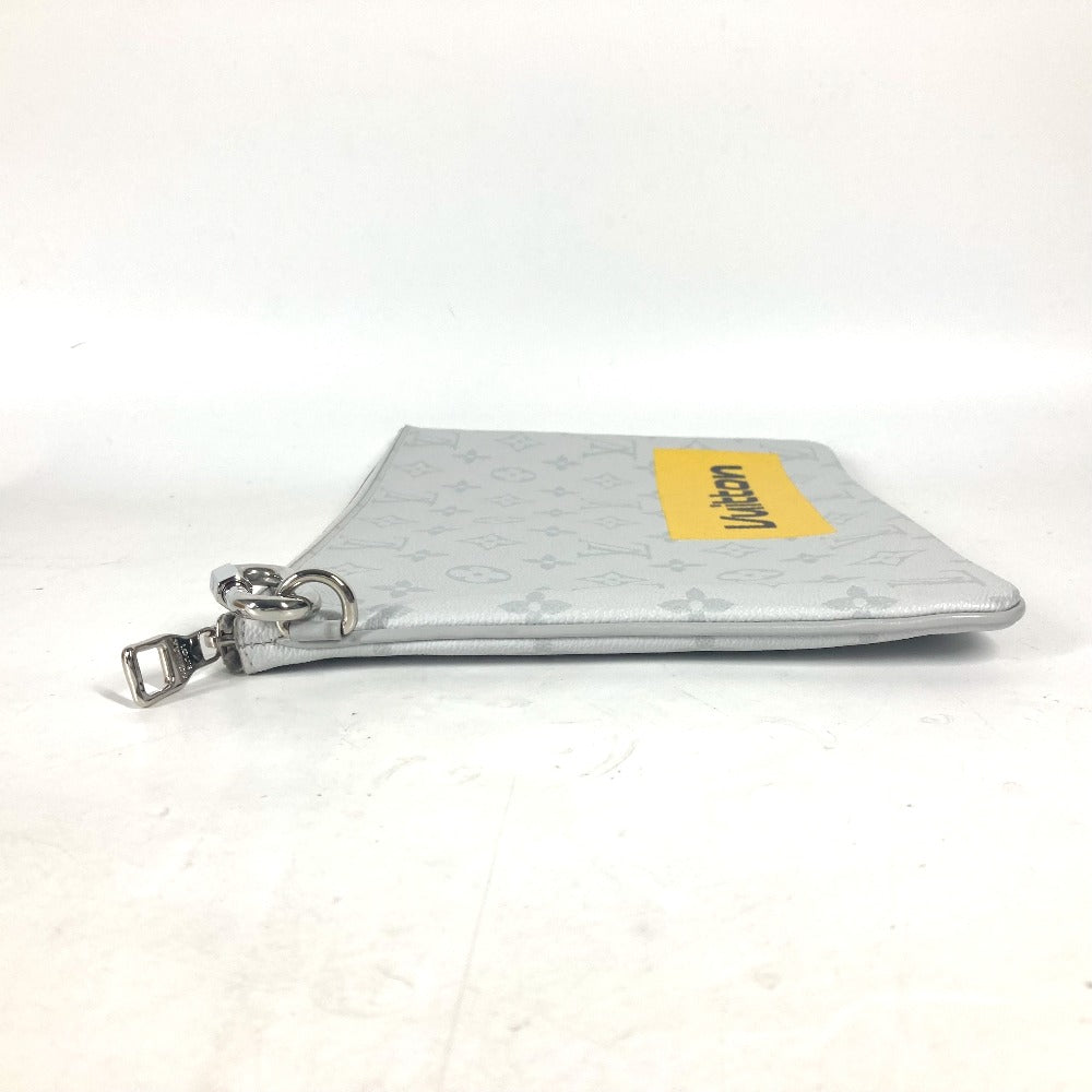 LOUIS VUITTON Clutch bag M68310 Monogram canvas white Monogram white Zipped pouch GM