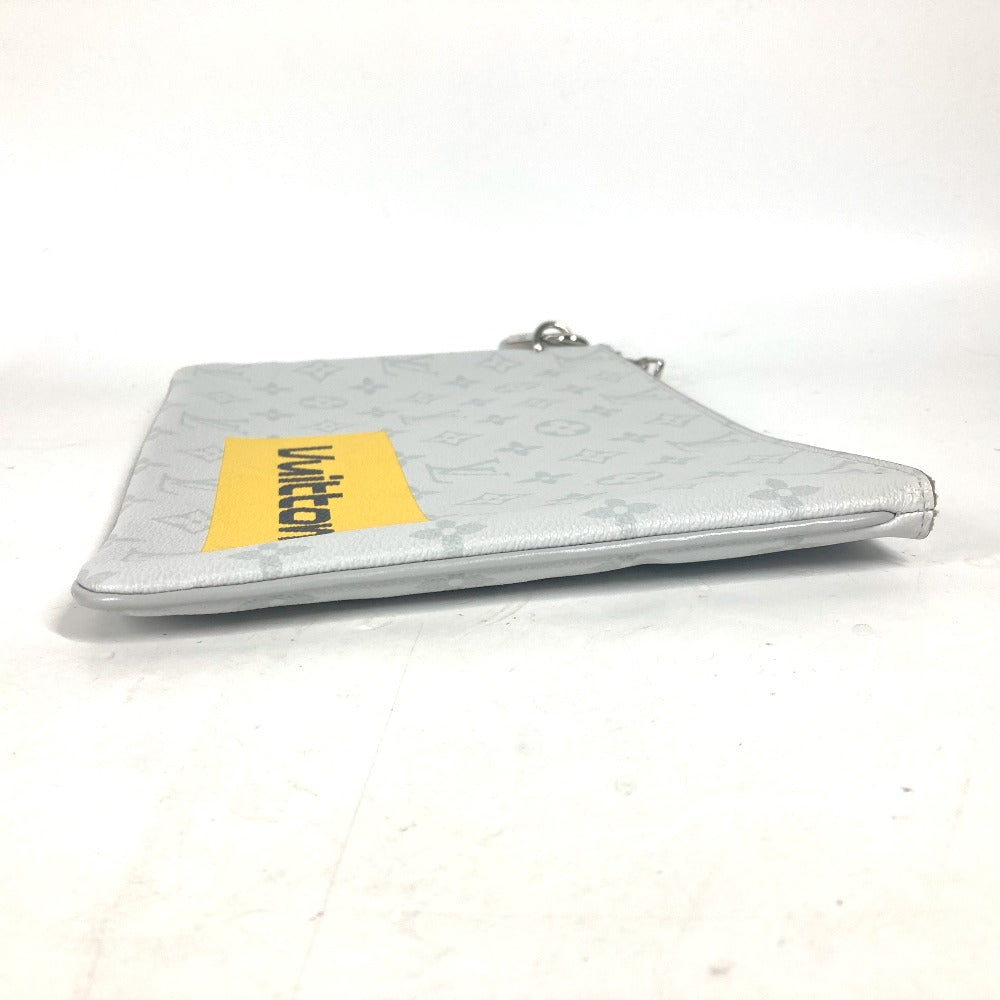 LOUIS VUITTON Clutch bag M68310 Monogram canvas white Monogram white Zipped pouch GM