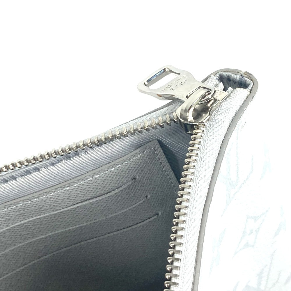LOUIS VUITTON Clutch bag M68310 Monogram canvas white Monogram white Zipped pouch GM