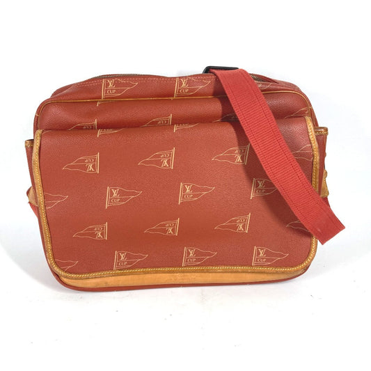 LOUIS VUITTON Shoulder Bag M80028 canvas Orange LVCUP Louis Vuitton Cup Calvi unisex(Unisex) Used Authentic
