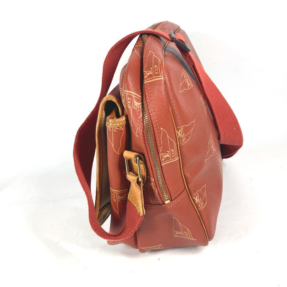 LOUIS VUITTON Shoulder Bag M80028 canvas Orange LVCUP Louis Vuitton Cup Calvi unisex(Unisex) Used Authentic