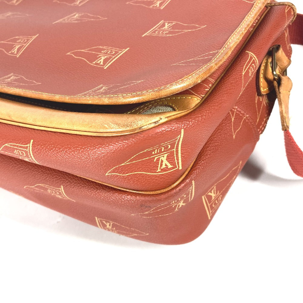 LOUIS VUITTON Shoulder Bag M80028 canvas Orange LVCUP Louis Vuitton Cup Calvi unisex(Unisex) Used Authentic