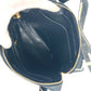 CHANEL Handbag canvas black vintage CC logo all-over pattern Women Used Authentic