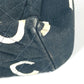 CHANEL Handbag canvas black vintage CC logo all-over pattern Women Used Authentic
