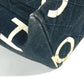 CHANEL Handbag canvas black vintage CC logo all-over pattern Women Used Authentic