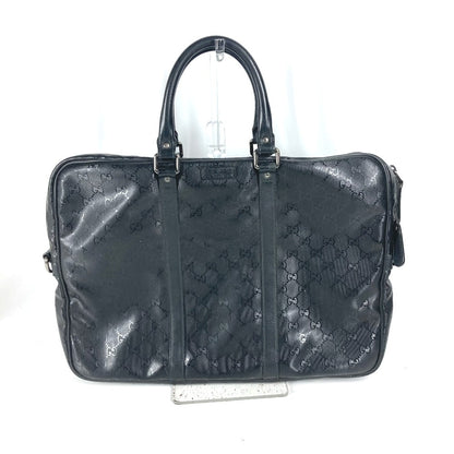 GUCCI Business bag 201480 GG implementation black GG implementation mens Used Authentic