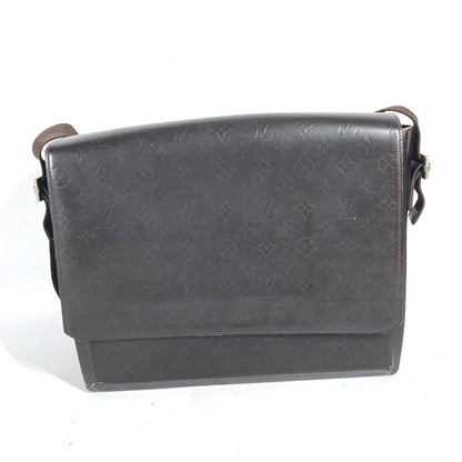 LOUIS VUITTON Shoulder Bag M46570 Monogram grass leather Brown Monogram Lace Fonzie mens Used Authentic