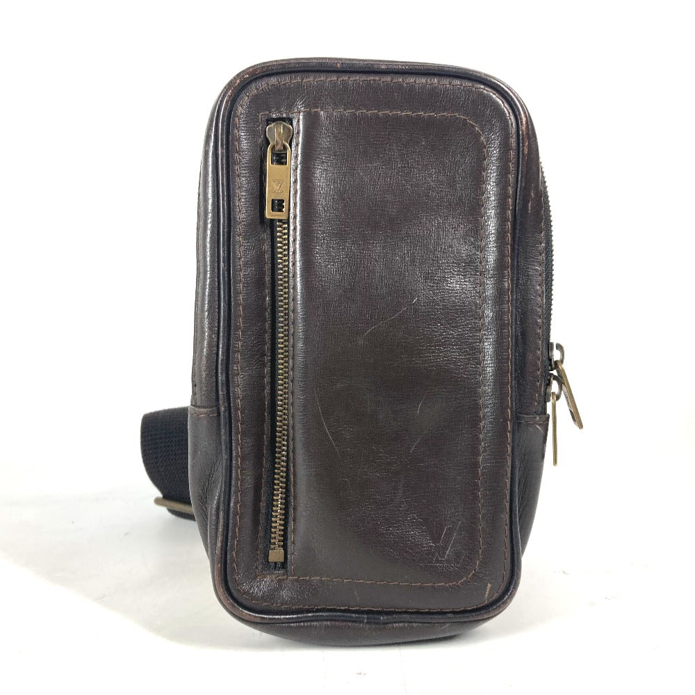 LOUIS VUITTON Sling bag M92535 Utah leather Brown Utah Sui