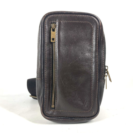 LOUIS VUITTON Sling bag M92535 Utah leather Brown Utah Sui