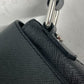LOUIS VUITTON Shoulder Bag M31192 Taiga Leather black Taiga Luka mens Used Authentic