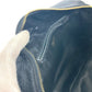 CHANEL Pouch leather black vintage Bicolole