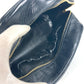 CHANEL Pouch leather black vintage Bicolole