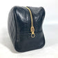CHANEL Pouch leather black vintage Bicolole