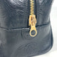 CHANEL Pouch leather black vintage Bicolole