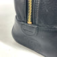 CHANEL Pouch leather black vintage Bicolole