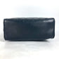 CHANEL Pouch leather black vintage Bicolole
