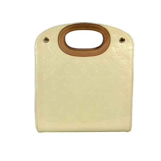 LOUIS VUITTON Handbag M91378 Monogram Vernis Canvas white Monogram Vernis Maple drive Women Used Authentic