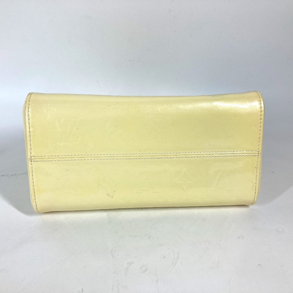 LOUIS VUITTON Handbag M91378 Monogram Vernis Canvas white Monogram Vernis Maple drive Women Used Authentic