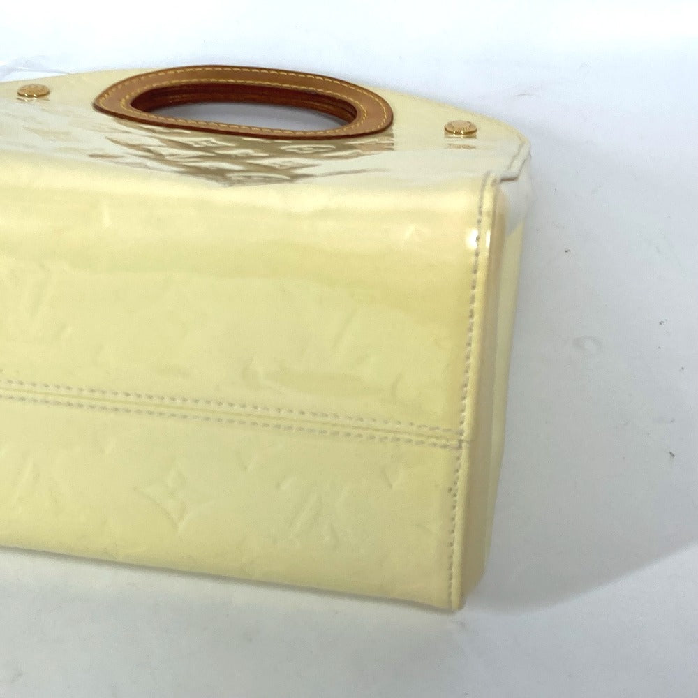 LOUIS VUITTON Handbag M91378 Monogram Vernis Canvas white Monogram Vernis Maple drive Women Used Authentic
