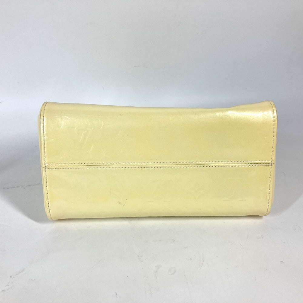 LOUIS VUITTON Handbag M91378 Monogram Vernis Canvas white Monogram Vernis Maple drive Women Used Authentic
