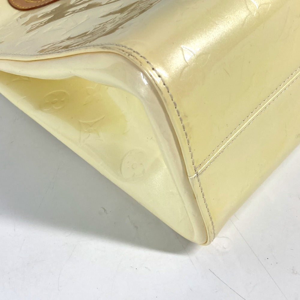 LOUIS VUITTON Handbag M91378 Monogram Vernis Canvas white Monogram Vernis Maple drive Women Used Authentic