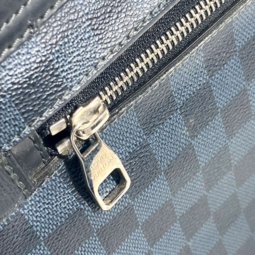 LOUIS VUITTON Shoulder Bag N41348 Damier Cobalt Canvas Navy Damier Cobalt Messenger Greenwich mens Used Authentic