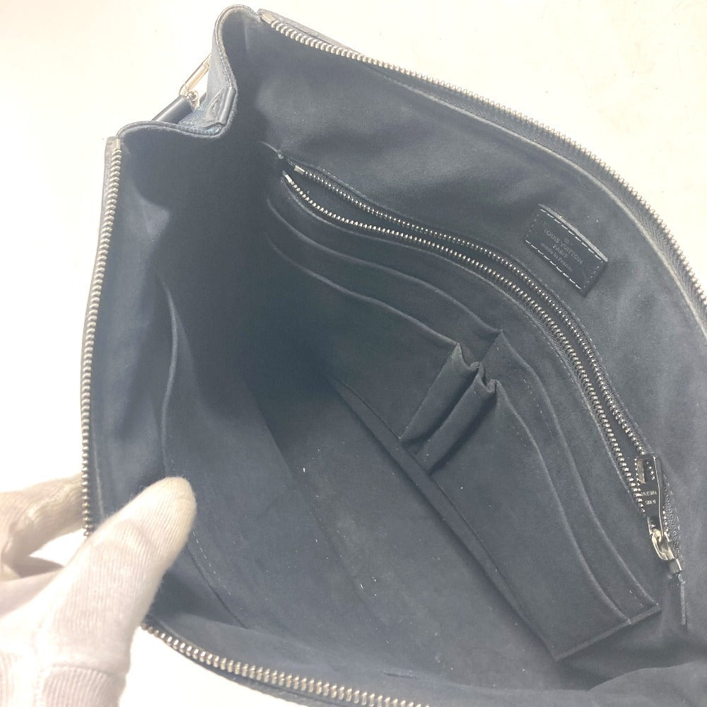 LOUIS VUITTON Shoulder Bag N41348 Damier Cobalt Canvas Navy Damier Cobalt Messenger Greenwich mens Used Authentic