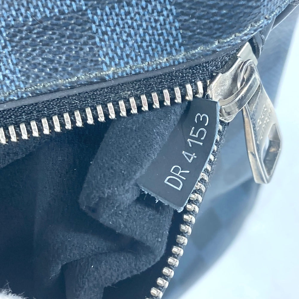 LOUIS VUITTON Shoulder Bag N41348 Damier Cobalt Canvas Navy Damier Cobalt Messenger Greenwich mens Used Authentic
