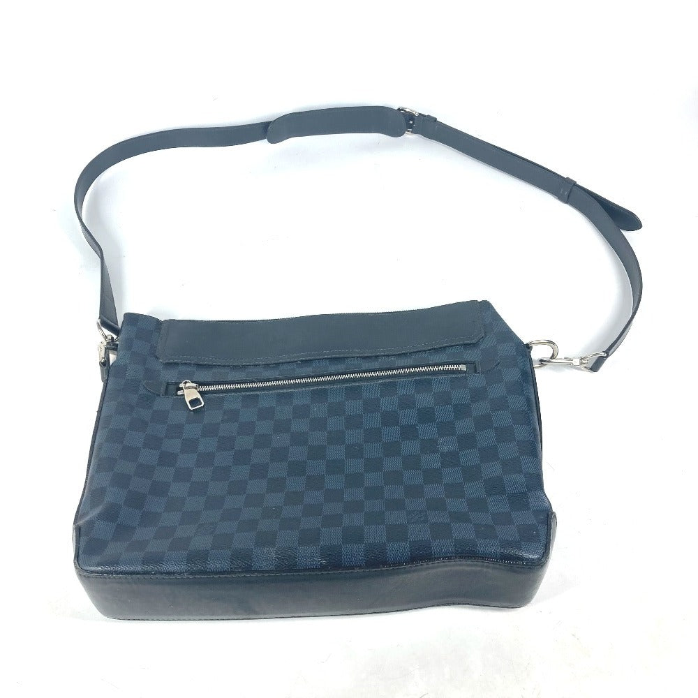 LOUIS VUITTON Shoulder Bag N41348 Damier Cobalt Canvas Navy Damier Cobalt Messenger Greenwich mens Used Authentic