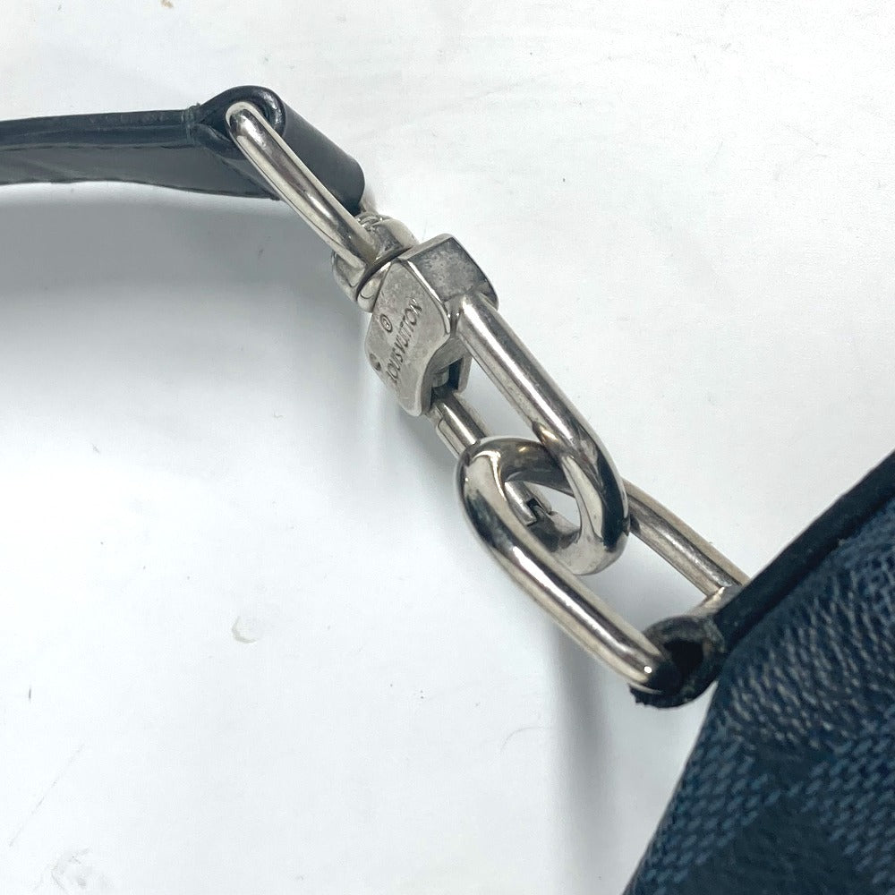 LOUIS VUITTON Shoulder Bag N41348 Damier Cobalt Canvas Navy Damier Cobalt Messenger Greenwich mens Used Authentic