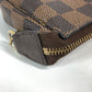 LOUIS VUITTON Handbag N58011 Damier canvas Brown Damier T&B Mini Pochette Accessories Women Used Authentic
