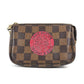 LOUIS VUITTON Handbag N58011 Damier canvas Brown Damier T&B Mini Pochette Accessories Women Used Authentic