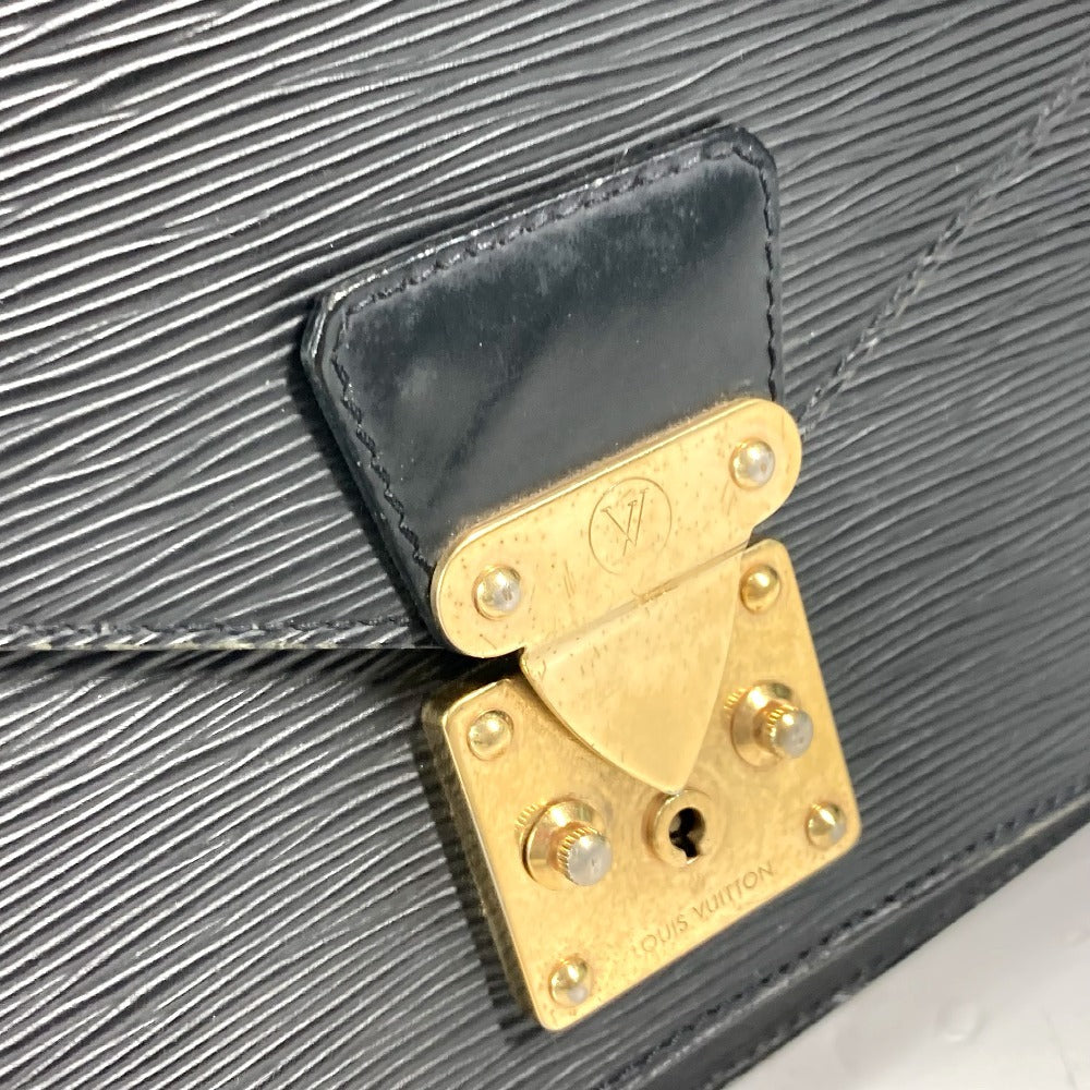 LOUIS VUITTON Handbag M52122 Epi Leather black Epi Monceau mens Used Authentic
