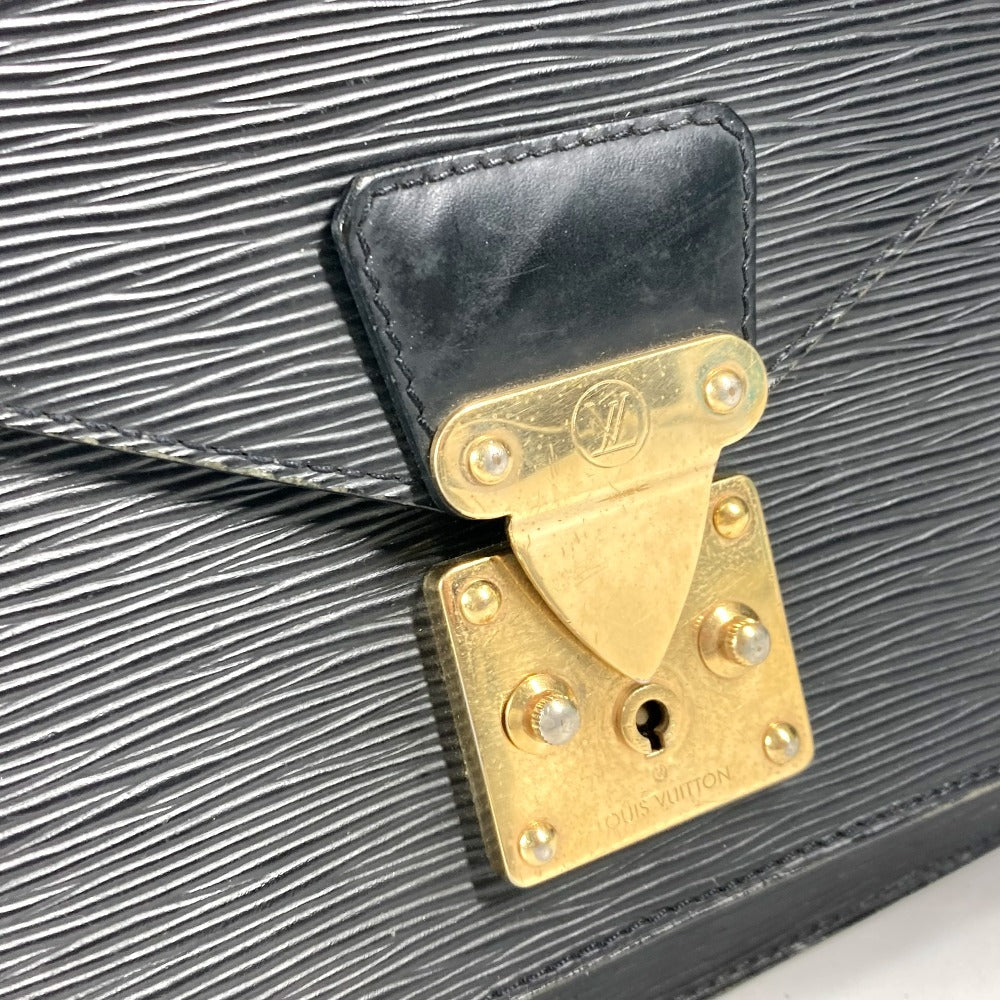 LOUIS VUITTON Handbag M52122 Epi Leather black Epi Monceau mens Used Authentic