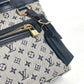 LOUIS VUITTON Handbag M92676 Monogram mini canvas Navy Monogram mini Lucille PM